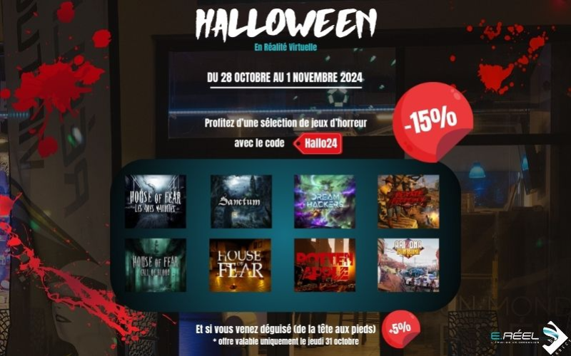 Promo Halloween 2024 chez E.Réel Annecy